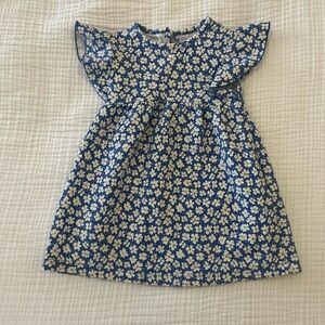 Zara Blue Floral Dress for Kids, 18-24 Months
